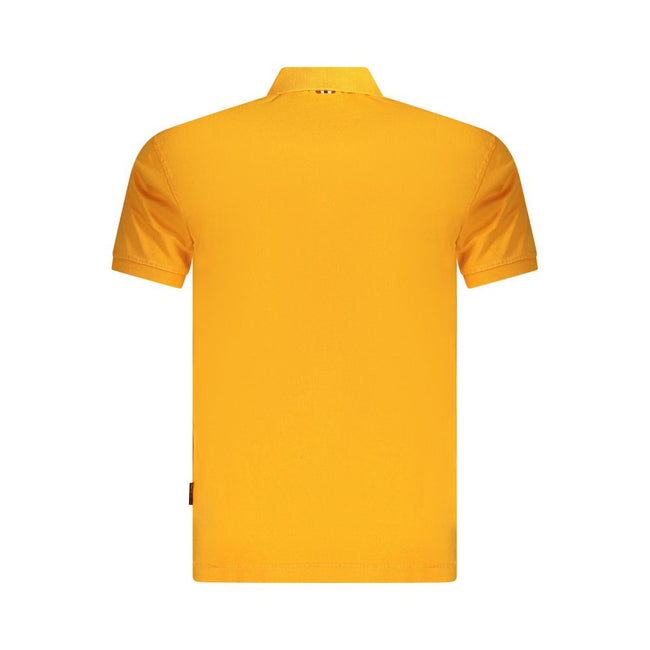 Napapijri Arancione Baumwoll-Herrenpoloshirt