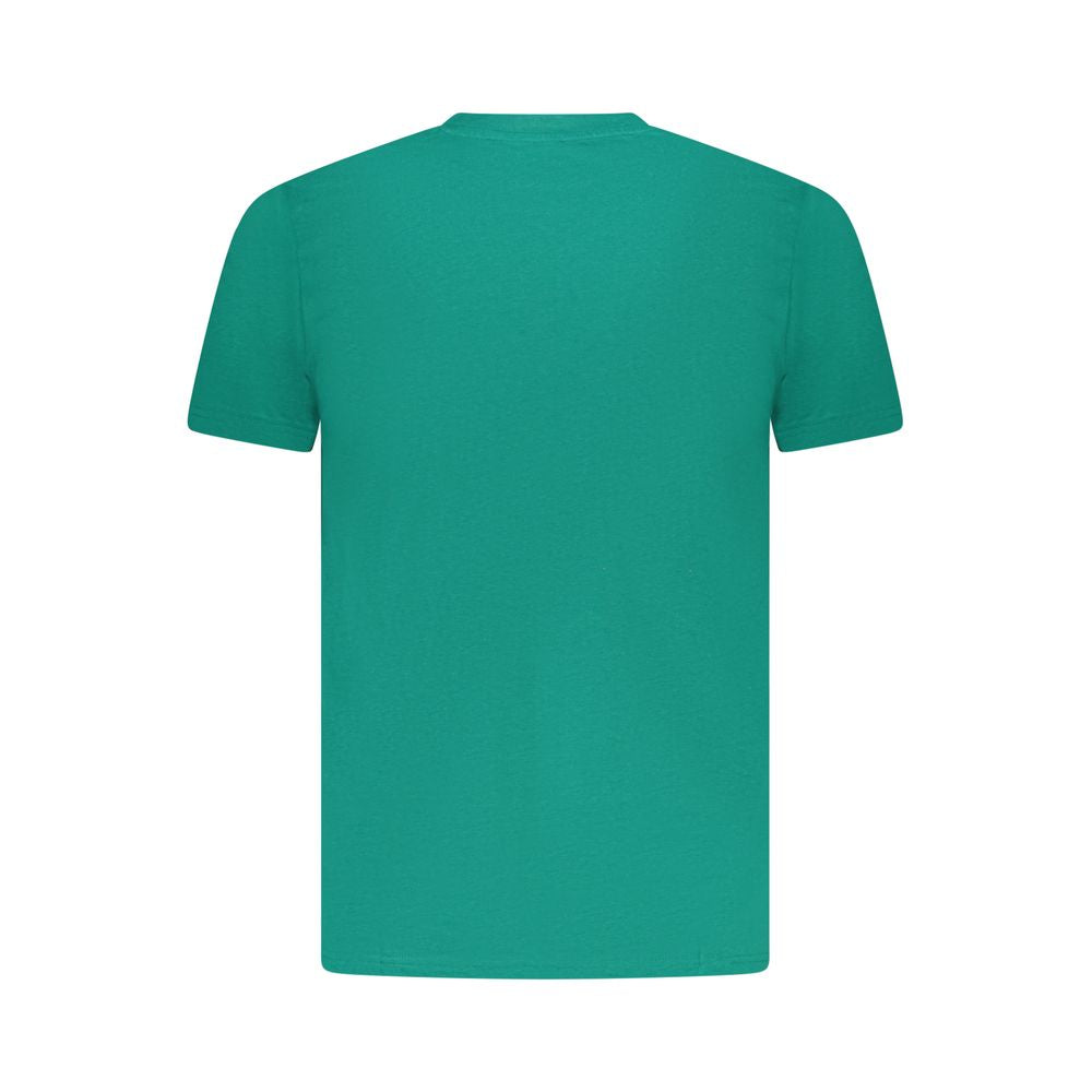 Cavalli Class Men's Green Cotton T-Shirt