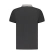 Cavalli Class Schwarzes Herren-Poloshirt aus Baumwolle