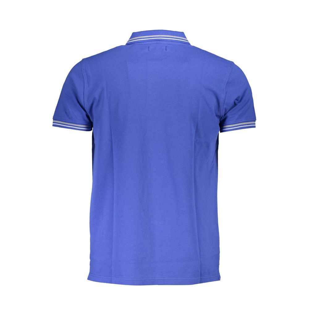 Cavalli Class Blue Cotton Men's Polo Shirt