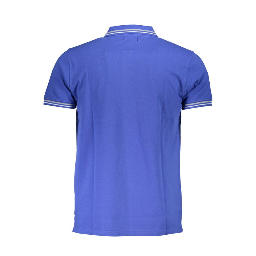 Cavalli Class Blue Cotton Men's Polo Shirt