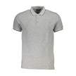 Cavalli Class Grigio Baumwoll-Herrenpoloshirt