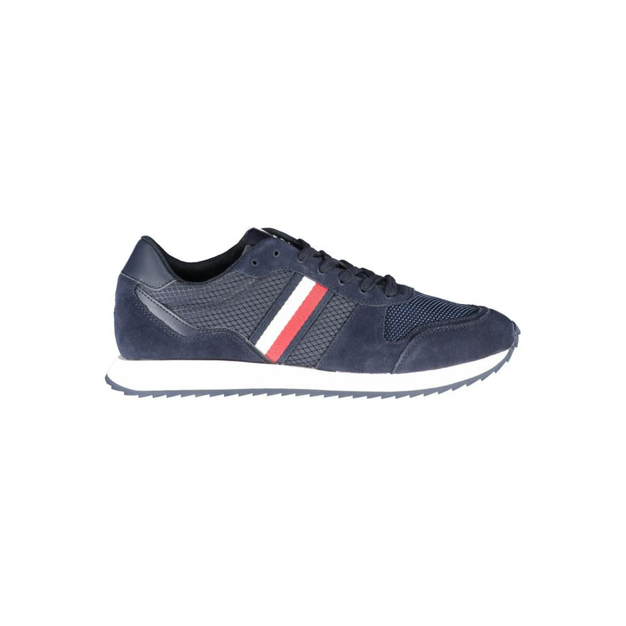Tommy Hilfiger Men's Blue Polyester Sneakers
