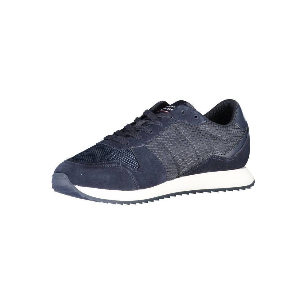 Tommy Hilfiger Men's Blue Polyester Sneakers