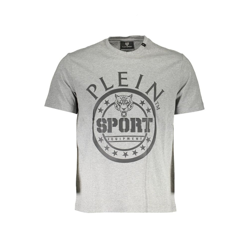 Plein Sport Grigio Baumwoll-T-Shirt für Herren