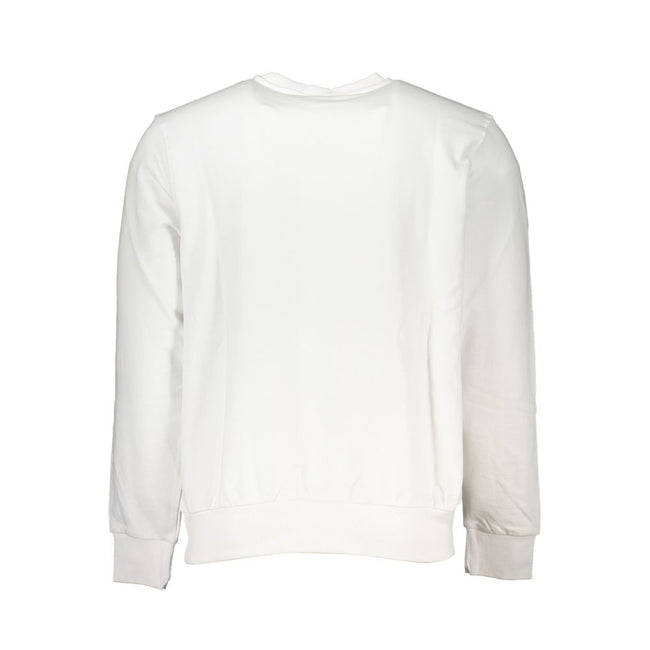 North Sails Weißes Herren-Sweatshirt aus Baumwolle