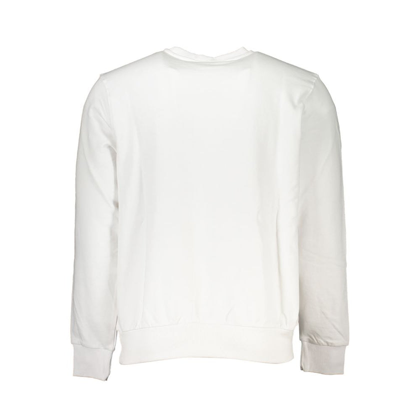 North Sails Weißes Herren-Sweatshirt aus Baumwolle
