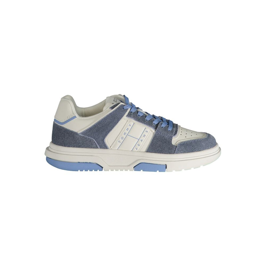 Tommy Hilfiger Blue Leather Women's Sneakers