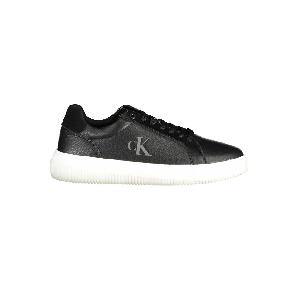 Calvin Klein Men's Black Polyurethane Sneakers