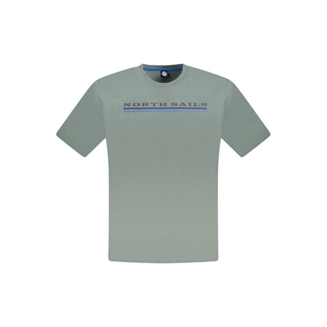 North Sails Verde Baumwoll-T-Shirt für Herren