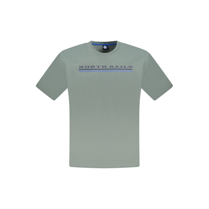 North Sails Verde Baumwoll-T-Shirt für Herren