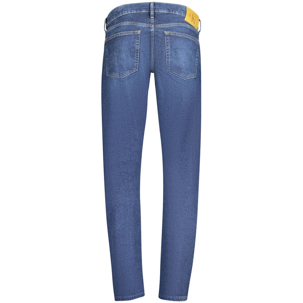 Calvin Klein Blue Cotton Jeans for Men