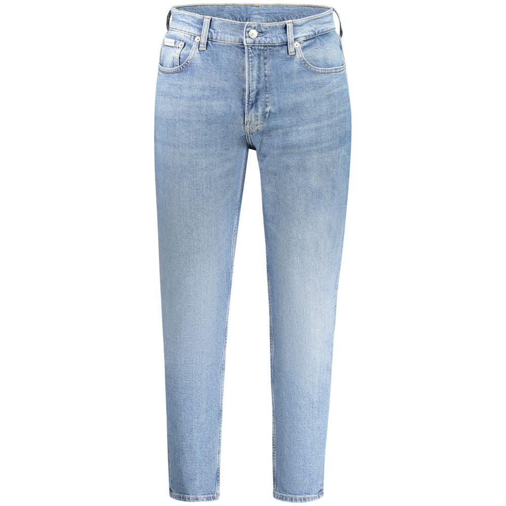 Calvin Klein Men's Blue Cotton Jeans