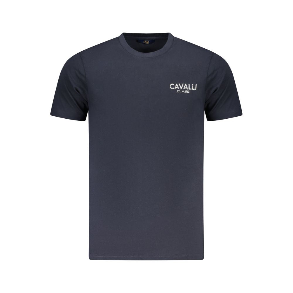 Cavalli Class Men's Blue Cotton T-Shirt