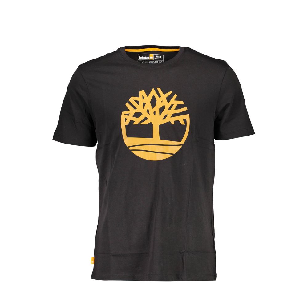 Timberland Schwarzes Herren-T-Shirt aus Bio-Baumwolle