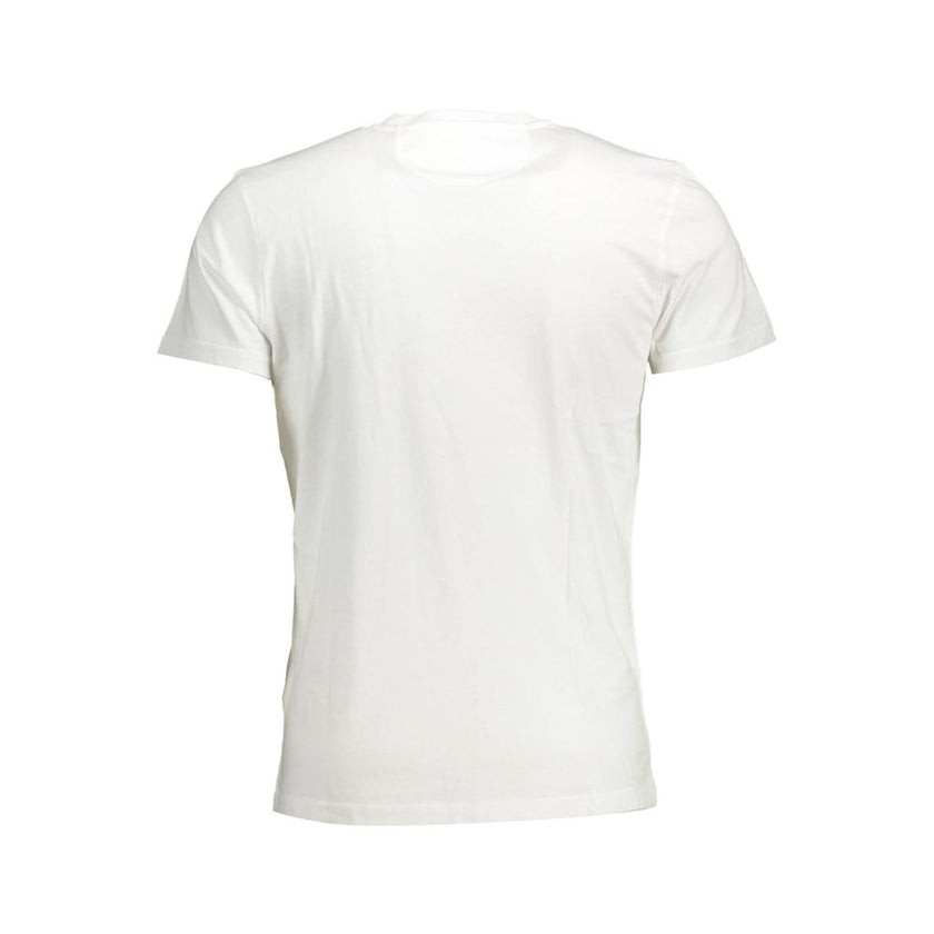 La Martina Bianco Baumwoll-T-Shirt für Herren