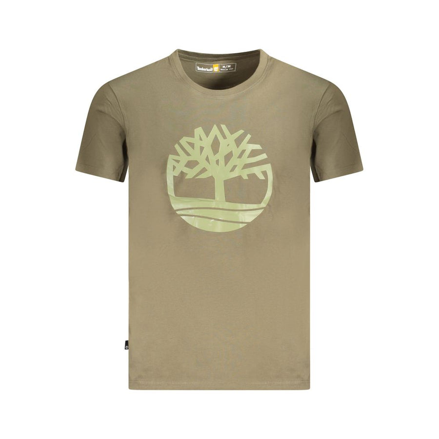 Timberland Green Cotton T-Shirt for Men