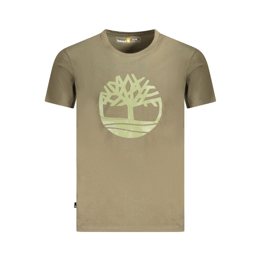 Timberland Verde Baumwoll-T-Shirt für Herren