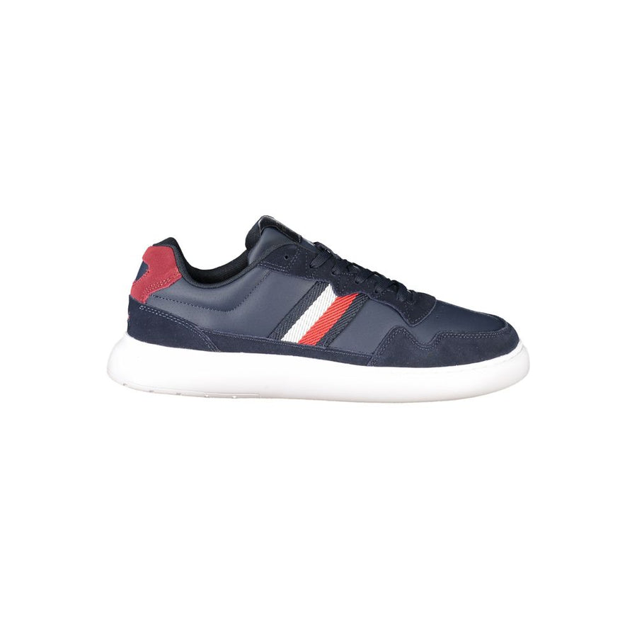 Tommy Hilfiger Men's Blue Polyurethane Sneakers