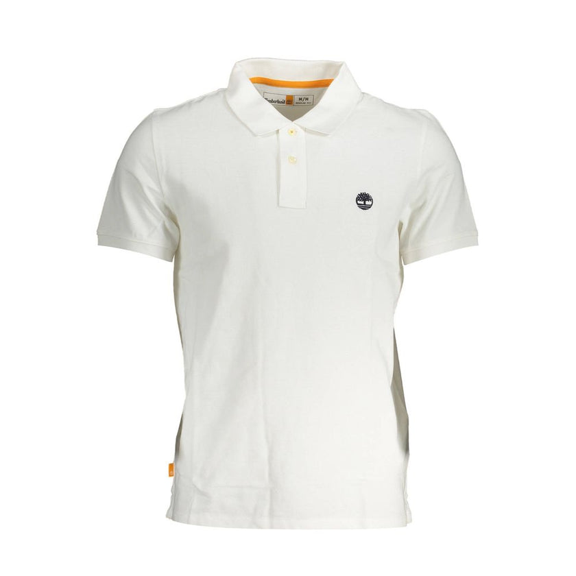 Timberland Baumwoll-Poloshirt in Weiß