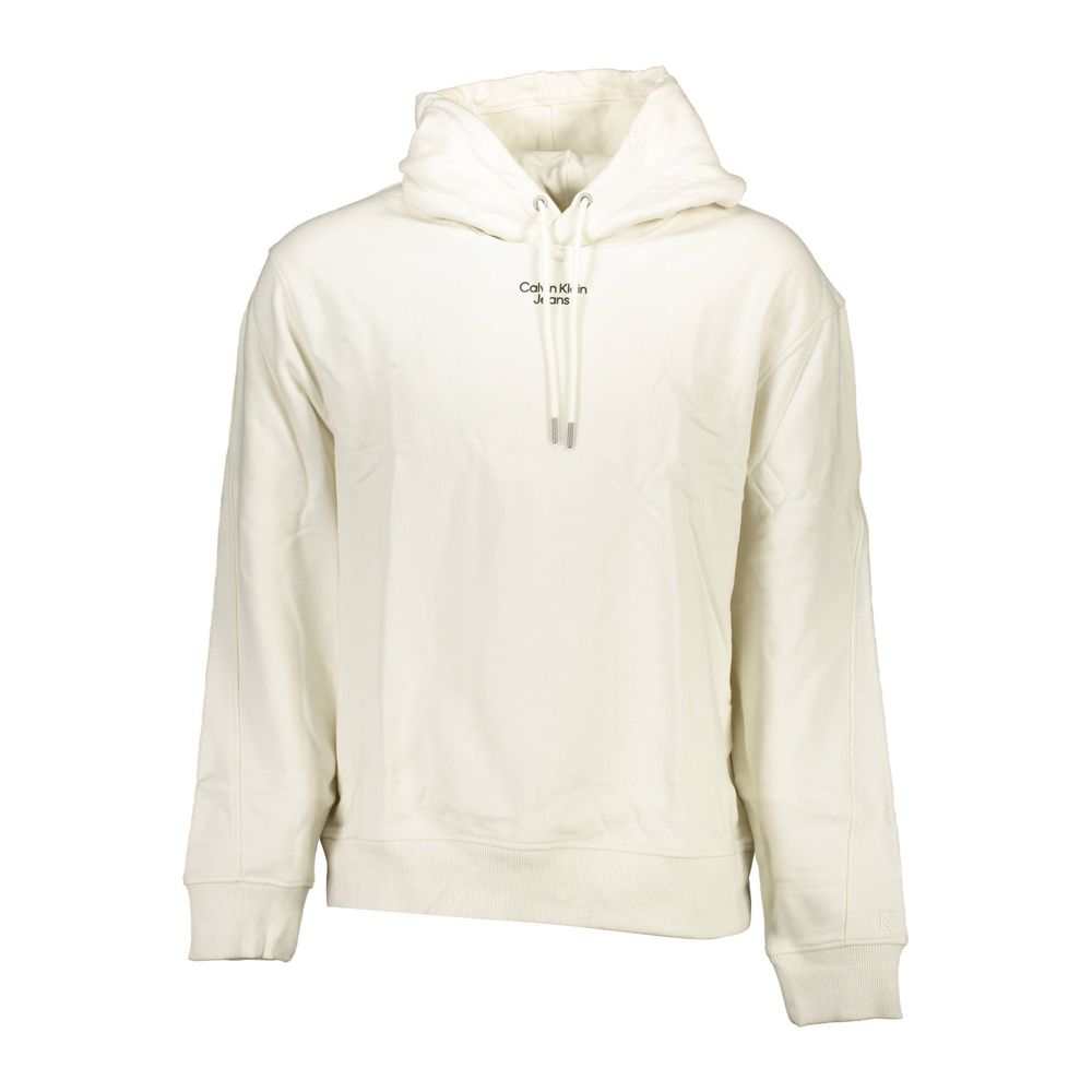 Calvin Klein Men's White Cotton Sweatshirt