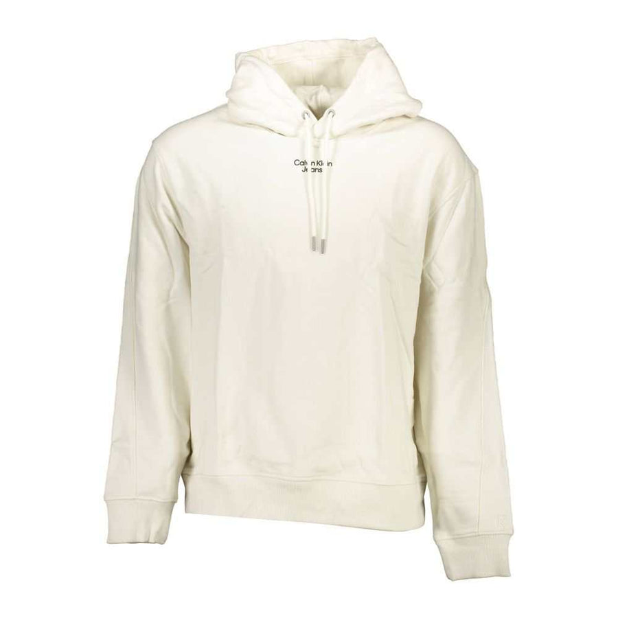 Calvin Klein Men's White Cotton Sweatshirt