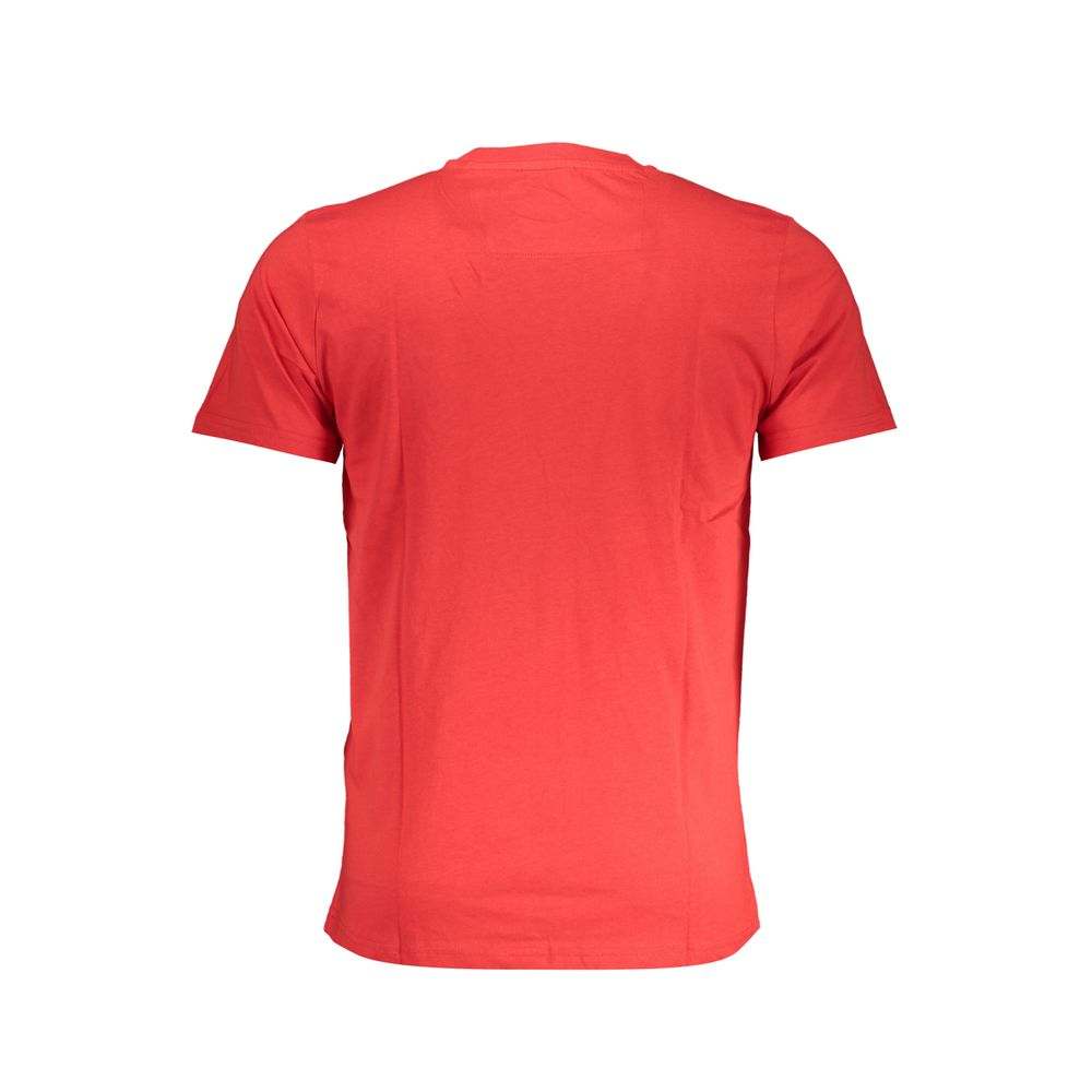Men's Cavalli Class Red Cotton T-Shirt