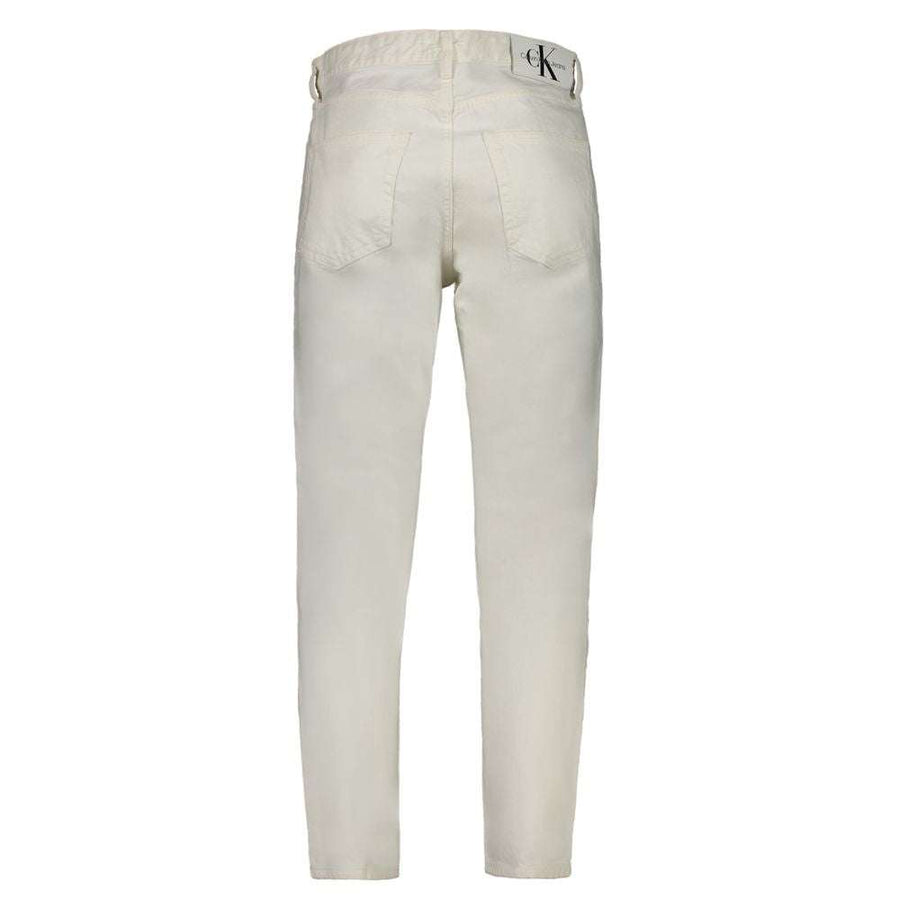 Calvin Klein Herrenjeans aus weißer Baumwolle