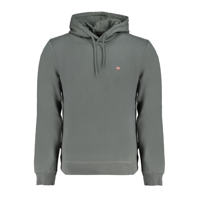 Napapijri Grüner Herrenpullover aus Baumwolle