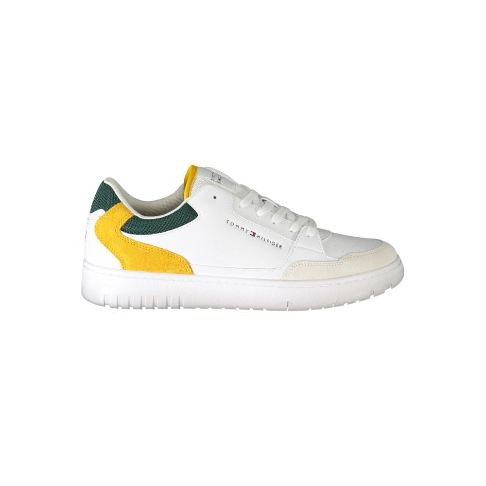 Tommy Hilfiger White Leather Men's Sneaker