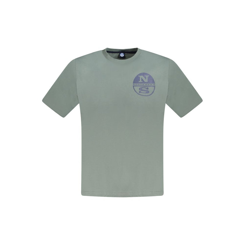 North Sails Verde Baumwoll-T-Shirt für Herren