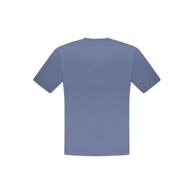 North Sails Blu Baumwoll-T-Shirt für Herren