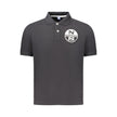 North Sails Schwarzes Baumwoll-Poloshirt für Herren