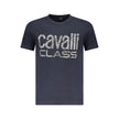 Cavalli Class Blu Baumwoll-T-Shirt für Herren