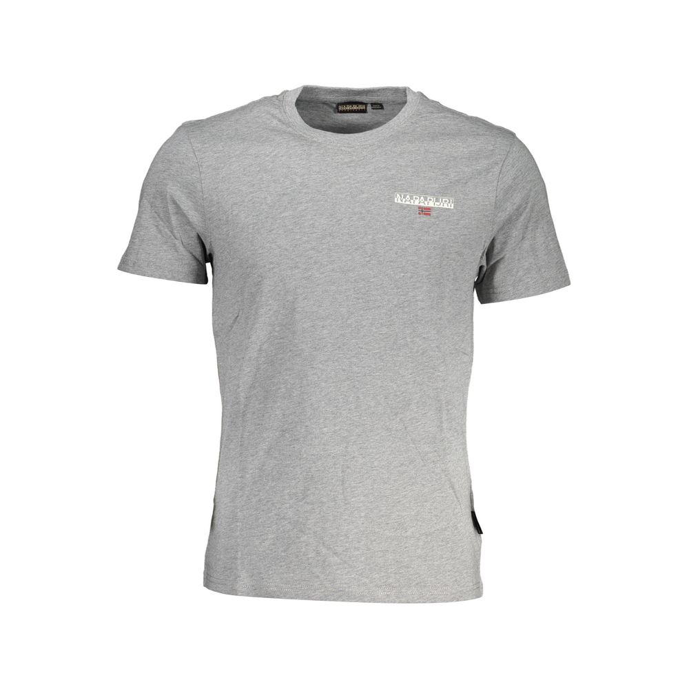 Napapijri Grigio Baumwoll-T-Shirt für Herren
