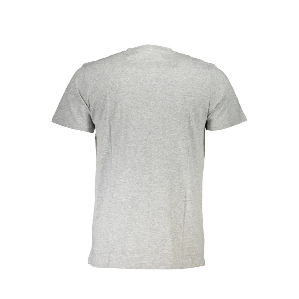 Cavalli Class Men's Grey Cotton T-Shirt