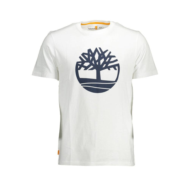 Timberland Weißes Bio-Baumwoll-T-Shirt für Herren