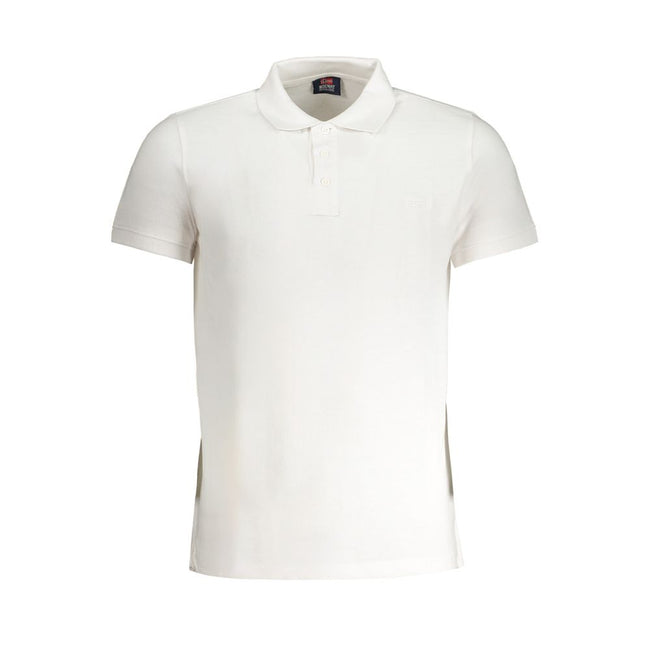 Norway 1963 Weißes Poloshirt aus Baumwolle für Herren