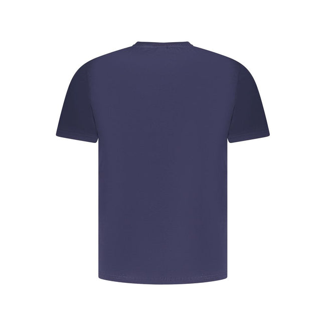 North Sails Blu Baumwoll-T-Shirt für Herren