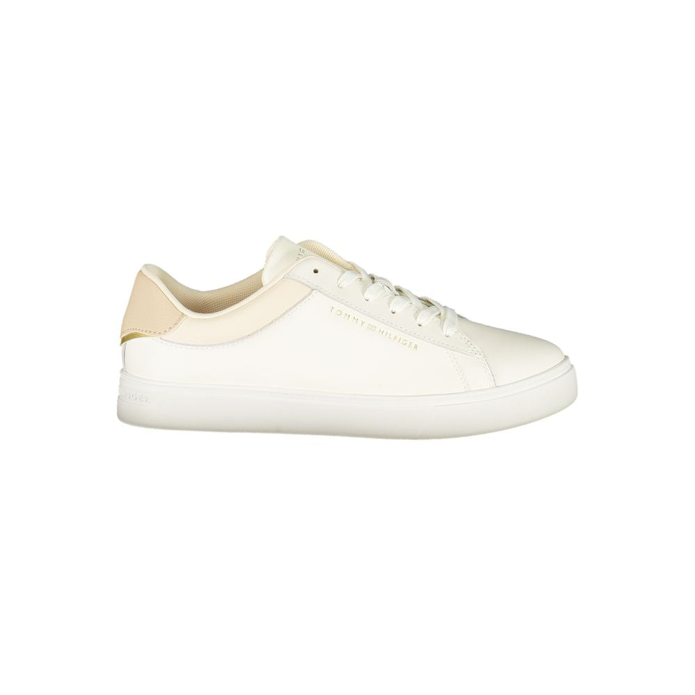 Tommy Hilfiger Women's Sneakers in Beige Polyurethane