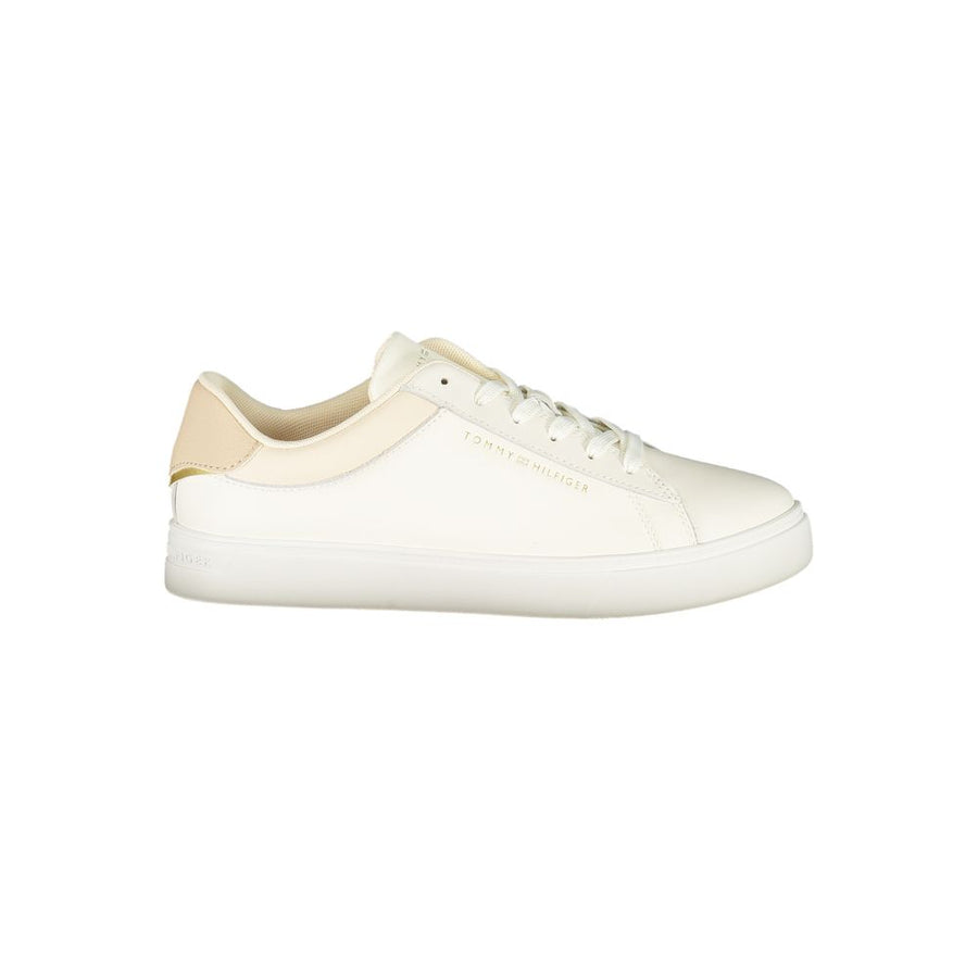 Tommy Hilfiger Damen Sneaker aus Beige Polyurethan