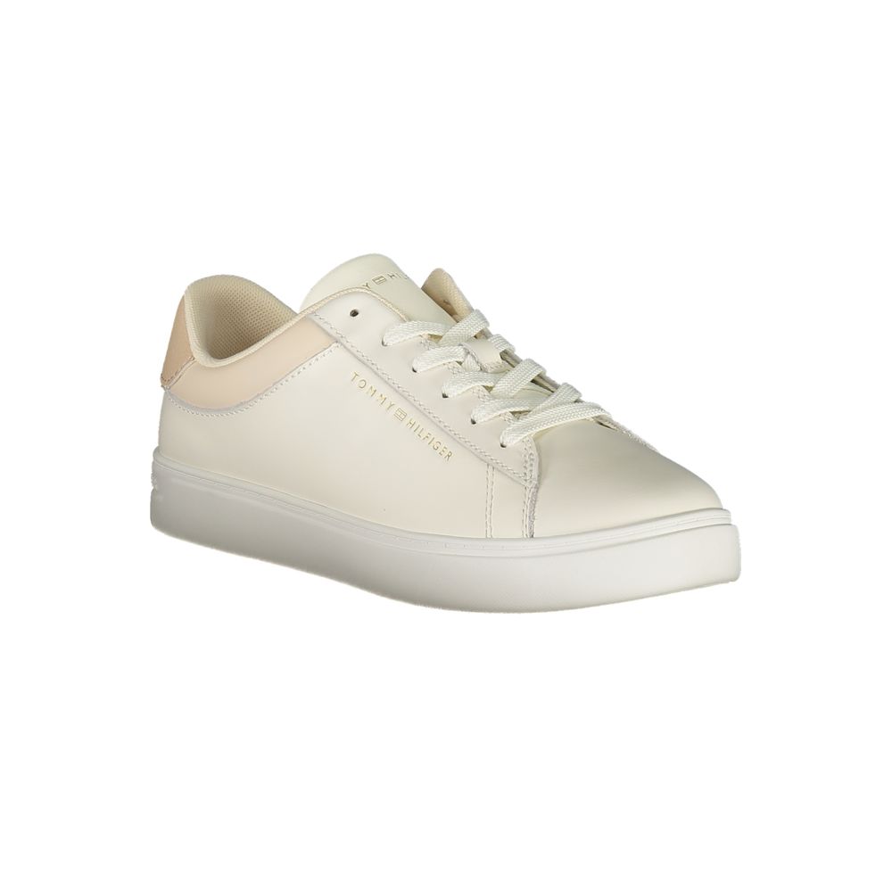 Tommy Hilfiger Women's Sneakers in Beige Polyurethane