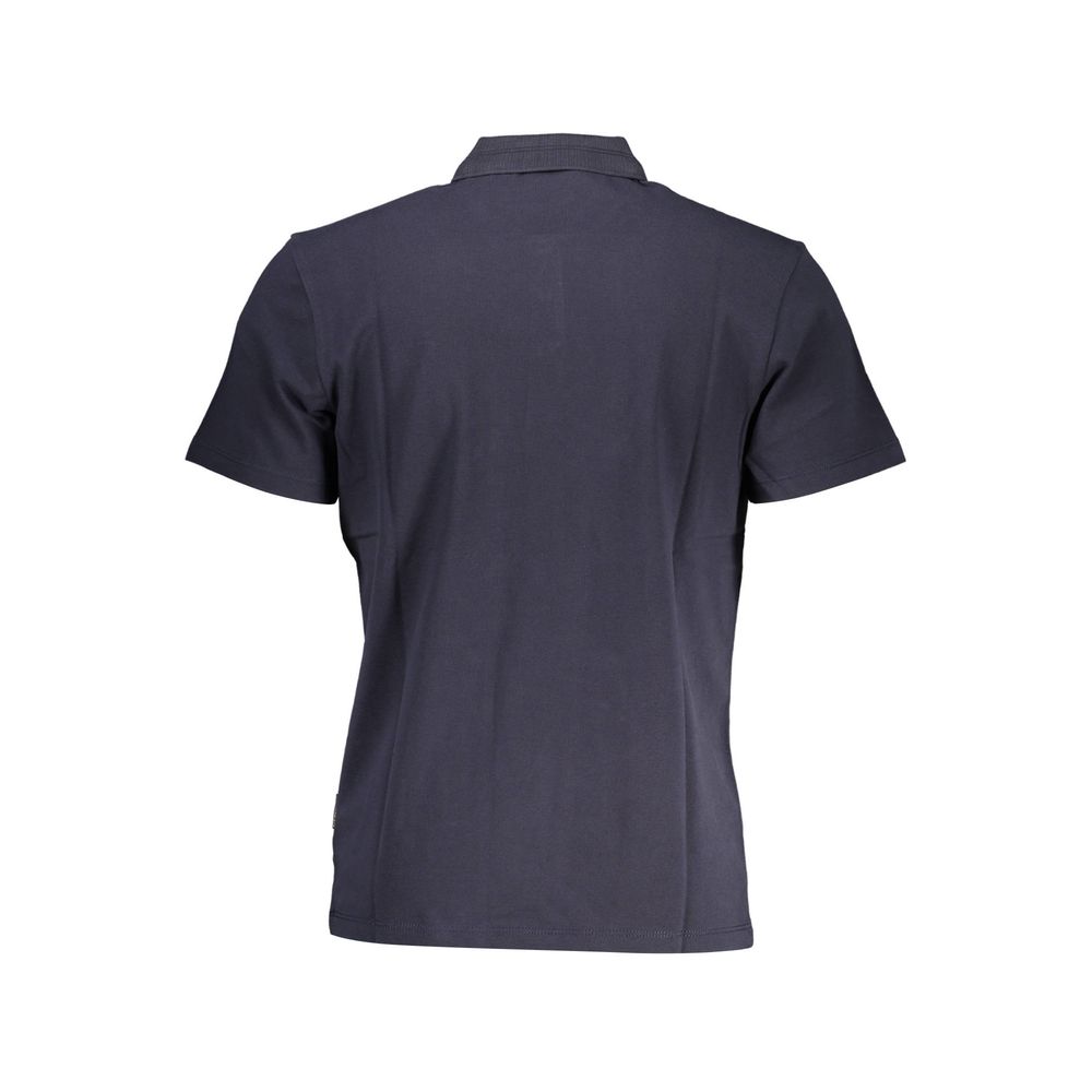 Napapijri Blaues Baumwoll-Poloshirt für Herren
