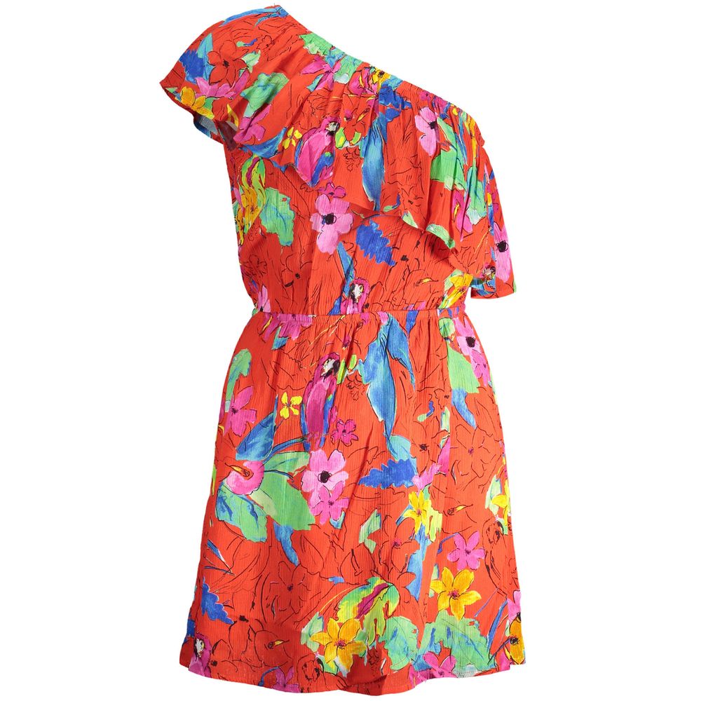 Desigual Rotes Viskose-Kleid