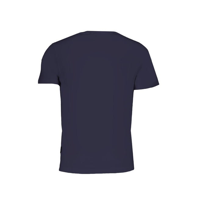 Napapijri Blaues Bio-Baumwoll-T-Shirt für Herren