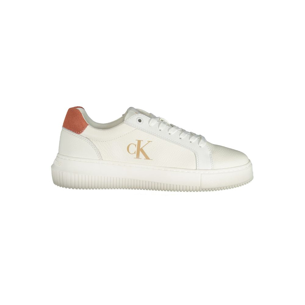 Calvin Klein Bianco Poliuretano Donna Sneaker