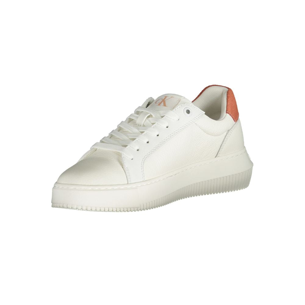 Calvin Klein Bianco Poliuretano Donna Sneaker