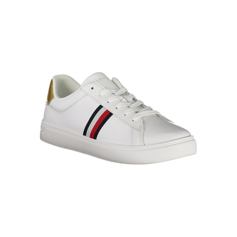 Tommy Hilfiger White Women's Polyurethane Sneakers