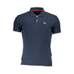 La Martina Blaues Baumwoll-Poloshirt für Herren