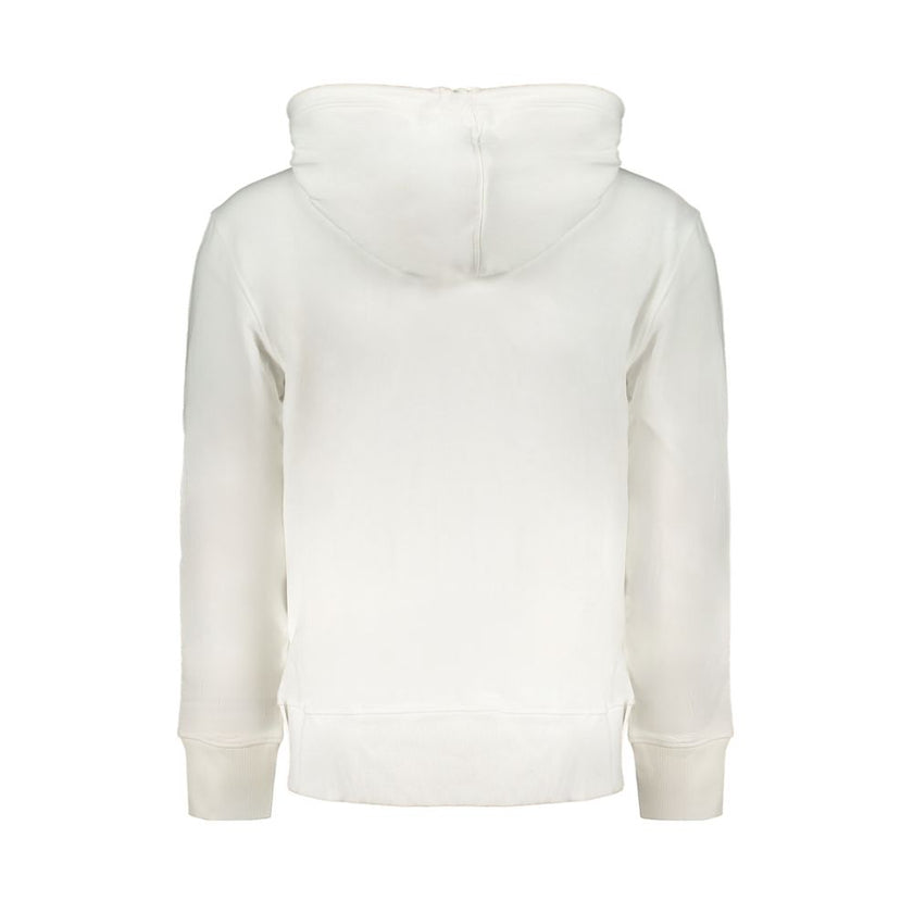 Calvin Klein Weißes Herren-Sweatshirt aus Baumwolle